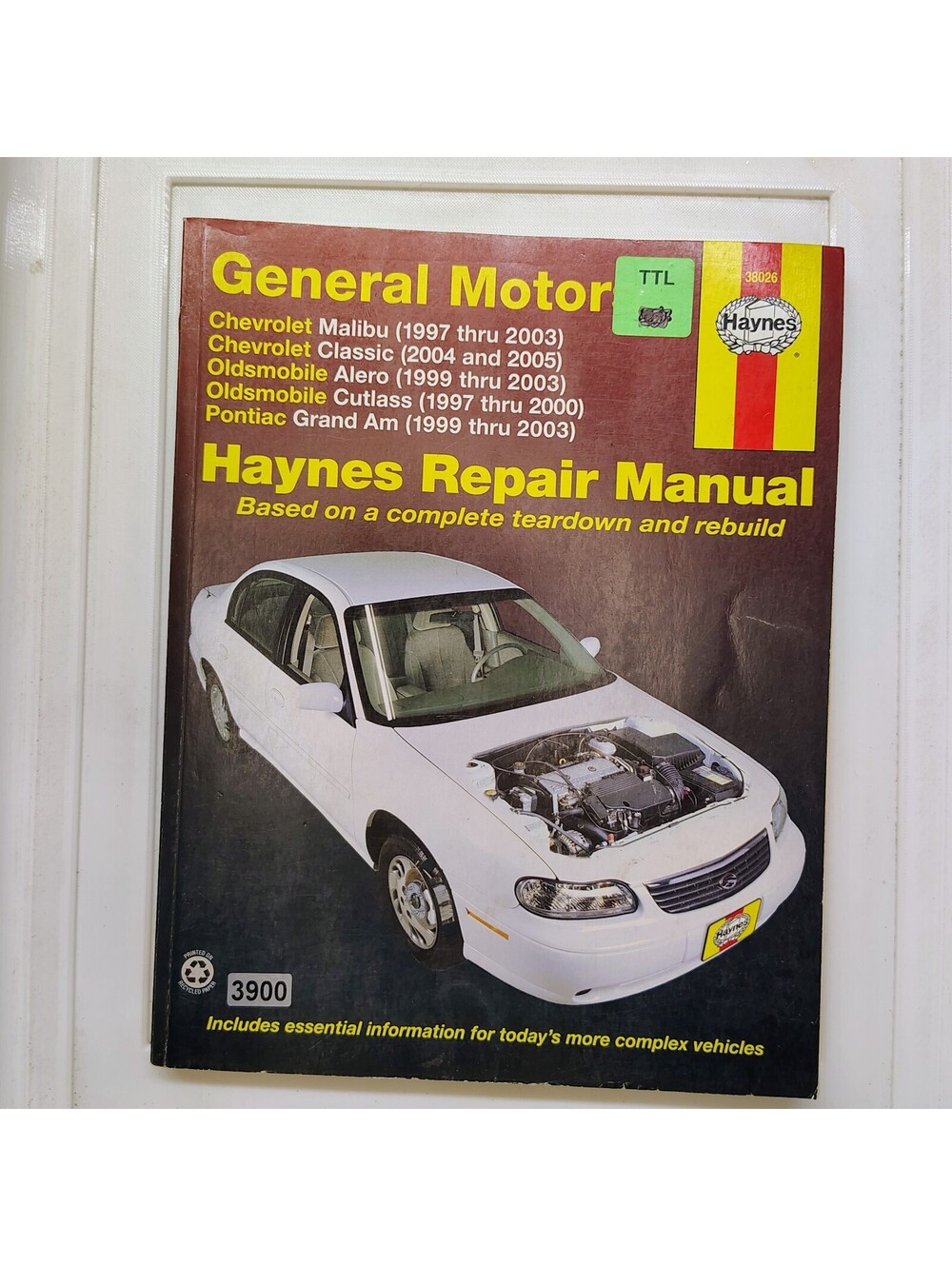 General Motors Haynes Repair Manual 1997-2005 Chevy Malibu Classic Oldsmobile